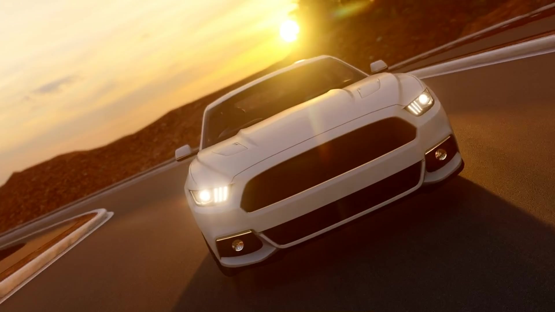 Biele auto na ceste — náhľad pred načítaním videa